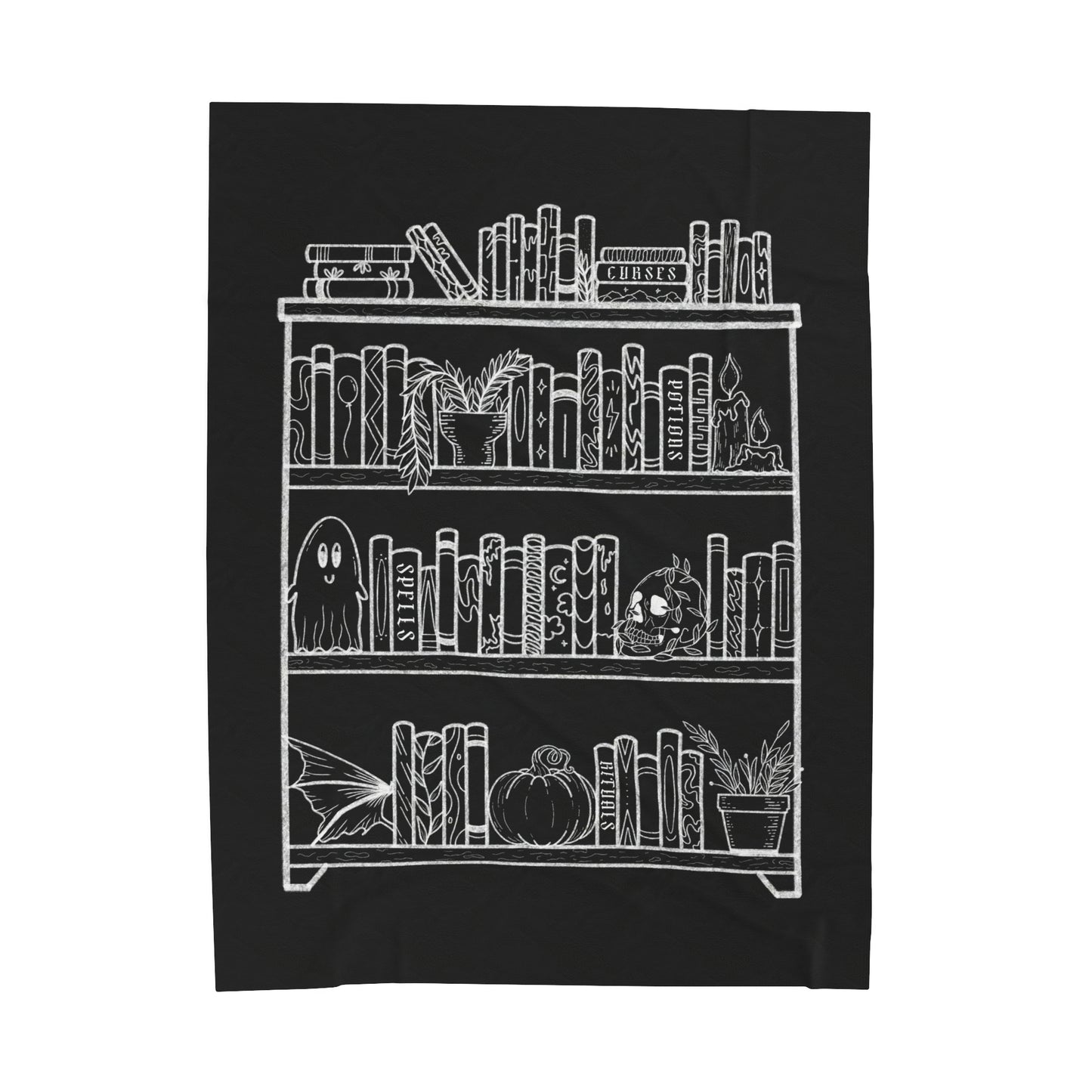 Bookshelf Blanket