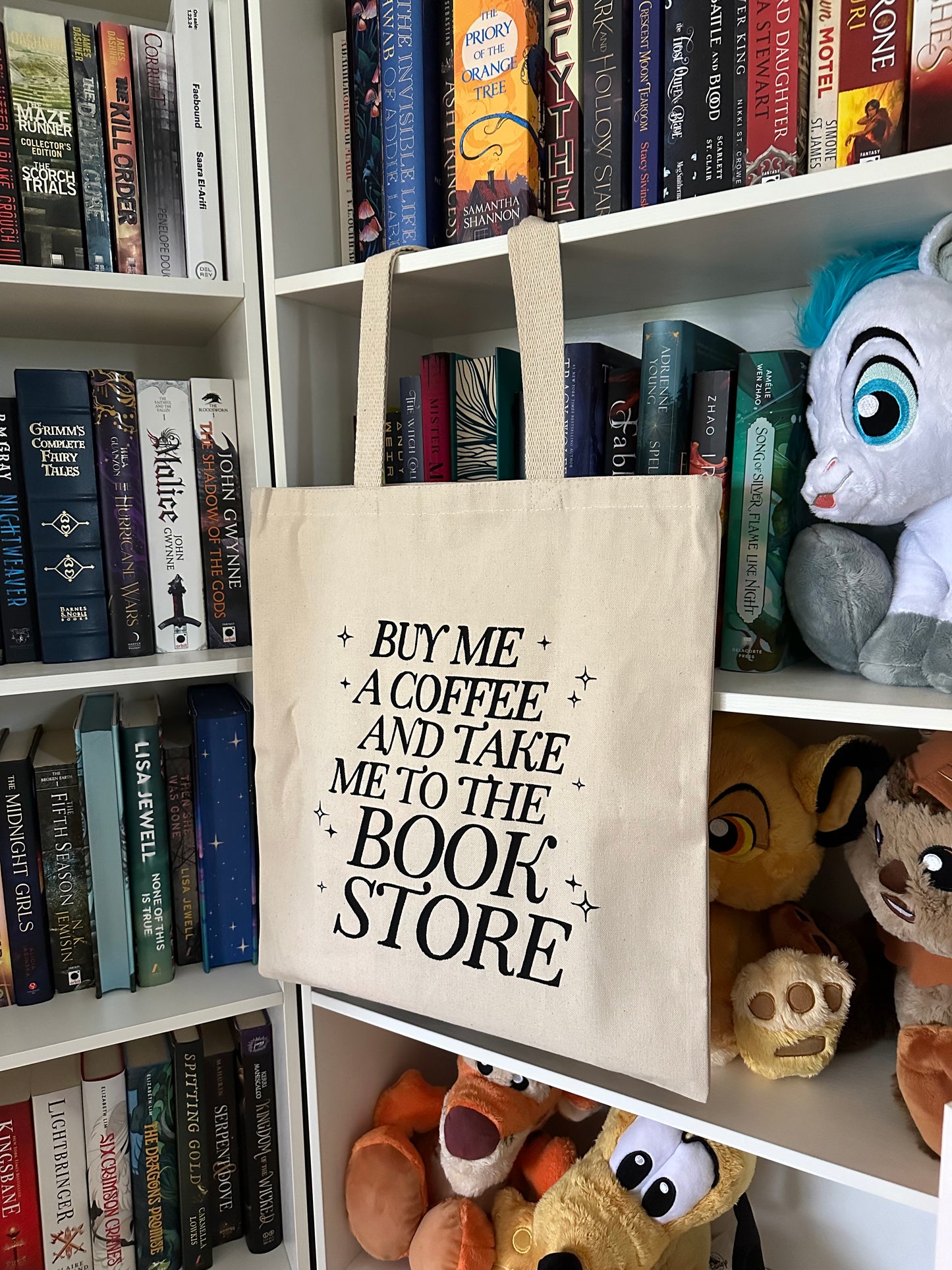 Bookstore & Coffee Tote Bag