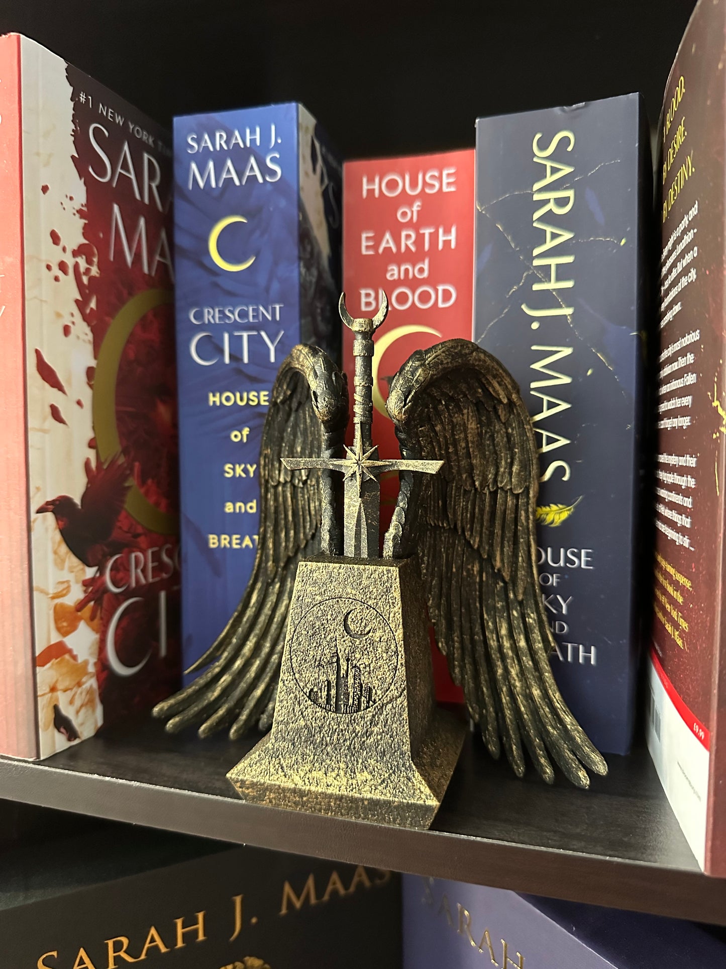 Crescent City Bookshelf Prop